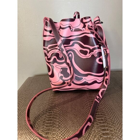 MANSUR GAVRIEL Mini Bucket Bag Leather Flamingo Pink - Picture 6 of 10